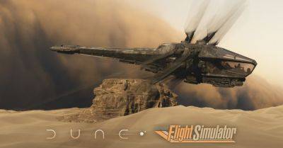 Dune: Part Two’s Ornithopter soars its way onto Microsoft Flight Simulator - polygon.com