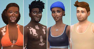 The Sims 4 has added vitiligo in a free update - rockpapershotgun.com