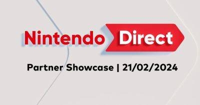 Nintendo Direct Partner Showcase announced for tomorrow - eurogamer.net - Britain