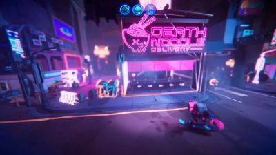 Death Noodle Delivery looks like dystopian cyberpunk Paperboy, is out in April - destructoid.com