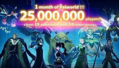 Palworld Has Reached 25 Million Players in First Month of Release - mmorpg.com - county Early