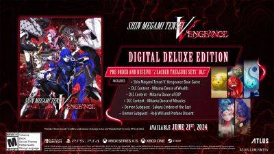 Shin Megami Tensei 5: Vengeance Pre-Orders Now Live, Digital Deluxe Edition Revealed - gamingbolt.com - Britain