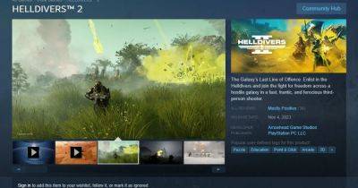 Helldivers 2 developer responds as fake games appear on Steam - eurogamer.net