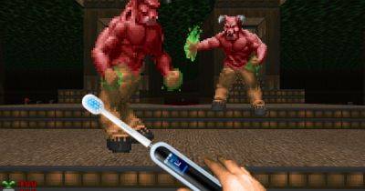 Before you brush your teeth tonight, remember to install Doom on your electric toothbrush - rockpapershotgun.com