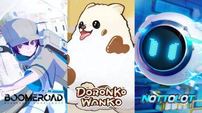 Phoenixx and GYAAR Studio announce free-to-play titles BOOMEROAD, NOTTOLOT, and DORONKO WANKO for PC - gematsu.com - Japan - Announce