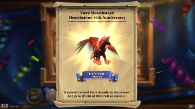 How to Collect All Rewards During the Hearthstone 10th Anniversary Event - wowhead.com - Diablo