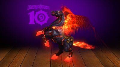 Free Fiery Hearthsteed Mount Now Available - Log In to Hearthstone By May 14th - wowhead.com