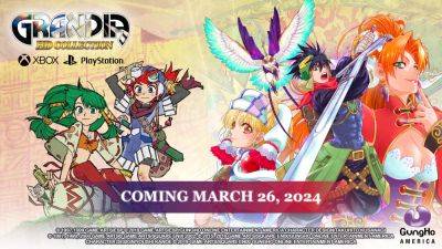 Grandia HD Collection Launches March 26th for PS4 and Xbox One - gamingbolt.com - Britain - Germany - China - North Korea - Japan - France