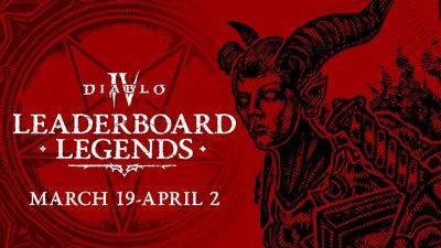 Leaderboard Legends Arise - Diablo 4 Leaderboard Competition Formally Announced - wowhead.com - Usa - Diablo
