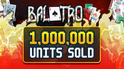 Balatro sales top one million - gematsu.com