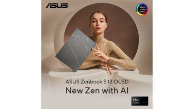 ASUS rolls out Zenbook S 13 OLED and Vivobook 15 laptop models - tech.hindustantimes.com - India