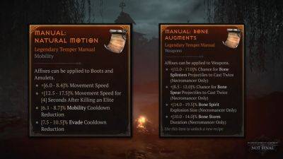 Tempering - New Crafting System Coming with Diablo 4 Season 4 - wowhead.com - Diablo