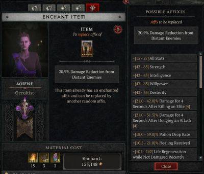 Occultist Enchanting Costs to Cap in Diablo 4 Season 4 - wowhead.com - Diablo