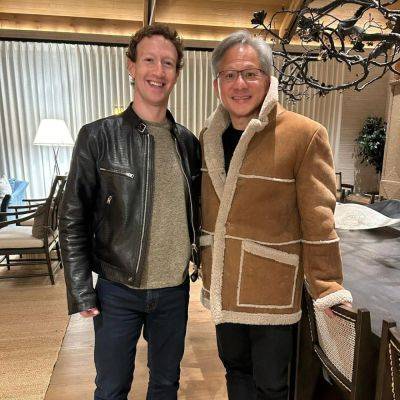 Mark Zuckerberg Meets With NVIDIA’s CEO Jensen Huang, Performing An Iconic Jersey Swap - wccftech.com - Jersey