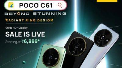 Poco C61 sale in India begins today; Check price, offers, availability and more - tech.hindustantimes.com - India