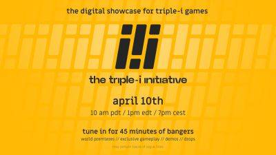 ‘Blockbuster indie games’ showcase The Triple-i Initiative set for April 10 - gematsu.com