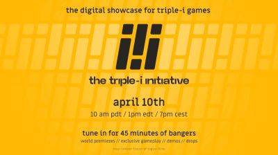 Triple-i Initiative Digital Game Showcase to Air in April - gameranx.com