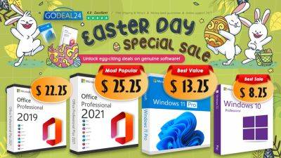 Mega Easter Sale! Microsoft Windows 11 Pro Down to Just $13.25 - wccftech.com