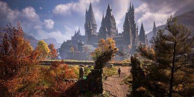 Bizarre Hogwarts Legacy Glitch Turns Castle Purple - gamerant.com