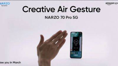Realme Narzo 70 Pro 5G to get new Air Gesture feature, revolutionizing phone interaction - tech.hindustantimes.com - Usa - China - India