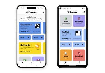 NYT Games debuts redesigned app to boost discovery and simplify navigation - techcrunch.com - New York
