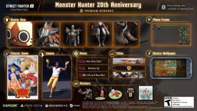 Street Fighter 6 x Monster Hunter 20th Anniversary Collab is Now Live - gamingbolt.com