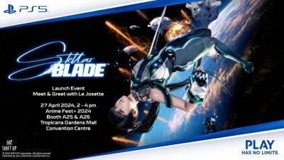 Stellar Blade Launch Activation in Malaysia featuring Le Josette cosplaying as Eve - blog.playstation.com - Malaysia