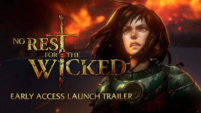 No Rest for the Wicked Gets Early Access Launch Trailer - wccftech.com