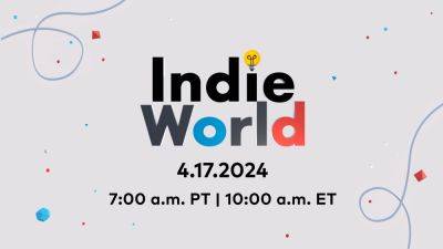 Nintendo Indie World Showcase set for April 17 - gematsu.com