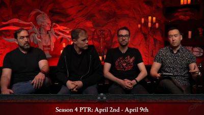 Upcoming Diablo 4 Development Livestream Will Focus on PTR Feedback - wowhead.com - Diablo