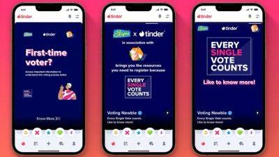 Tinder launches Every Single Vote Counts campaign to empower first-time voters in India - tech.hindustantimes.com - India