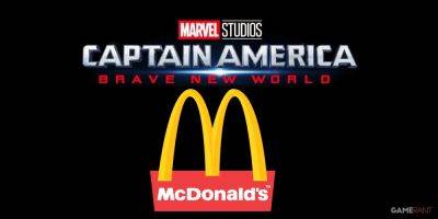 Captain America 4 Toy Leak From McDonald's Appears To Reveal [SPOILER] - gamerant.com - Brazil - county Ford - county Harrison - Israel
