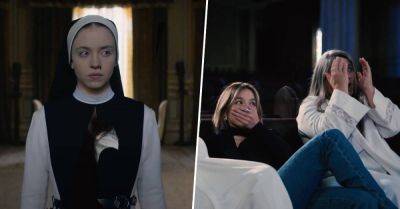 Sydney Sweeney watching her new nun-themed horror movie in a church with real pastors is the best thing you’ll see all day - gamesradar.com