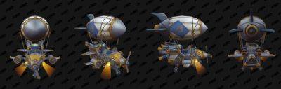 Flying Airship Mount from Delves in The War Within - All Customization Options - wowhead.com