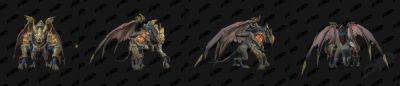 Gladiator Mount Models from The War Within - Armored Gargoyles - wowhead.com