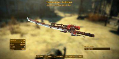 Fallout 4 Fan Builds Real-Life Shishkebab Weapon - gamerant.com - state Indiana - state Massachusets