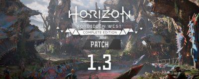 New Horizon Forbidden West Patch 1.3 Released for PC - wccftech.com