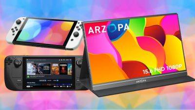 The Arzopa 15" 1080p USB Type-C Monitor Is $60.79 for Amazon Prime Members (Switch and Steam Deck Compatible) - ign.com