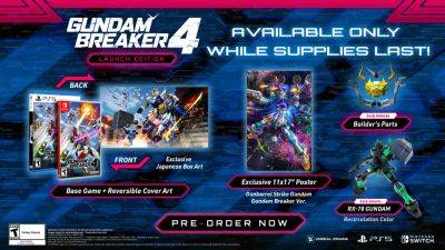 Gundam Breaker 4 Launch Edition announced for the Americas - gematsu.com - Japan