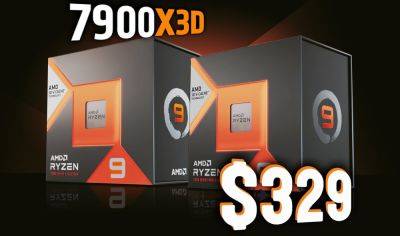 AMD Ryzen 9 7900X3D CPU Now Available For $329 US, 12 Cores With 3D V-Cache - wccftech.com - Usa