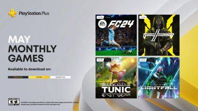 PlayStation Plus Monthly Games for May: EA Sports FC 24, Ghostrunner 2, Tunic, Destiny 2: Lightfall - blog.playstation.com