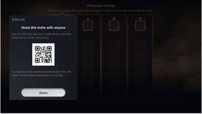 PlayStation players can now join parties via QR code - videogameschronicle.com