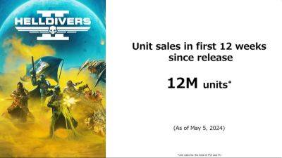 Helldivers II sales top 12 million - gematsu.com