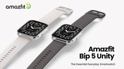 Amazfit BIP 5 Unity smartwatch launched in India: Check specs, features, price and more - tech.hindustantimes.com - India