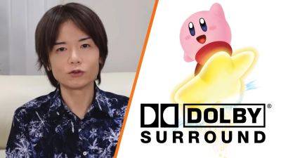Masahiro Sakurai refused to add Dolby Surround to a Kirby game because players had to sit through the logo - videogameschronicle.com