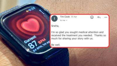 Apple Watch 7 saved my life: Delhi-based researcher emails Apple CEO; Tim Cook responds - tech.hindustantimes.com - India - city Delhi
