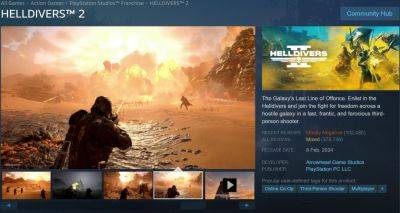 Helldivers 2 Steam Reviews Crash Following News of Mandatory PSN Account - wccftech.com - city Rome