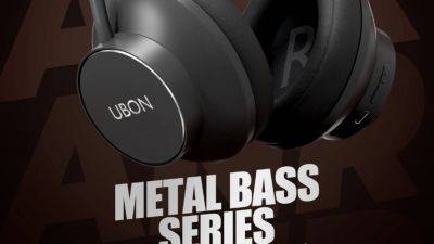 UBON Metal Bass Series wireless headphones launched in India; Check features, price and more - tech.hindustantimes.com - India