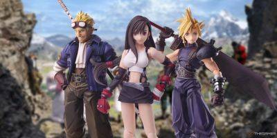 Cloud, Tifa, And Cid Final Fantasy 7 Brings Arts Figures Are Now On Amazon - thegamer.com