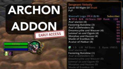 New Archon (Warcraft Logs) Tooltip Addon for Season of Discovery - wowhead.com - county Early